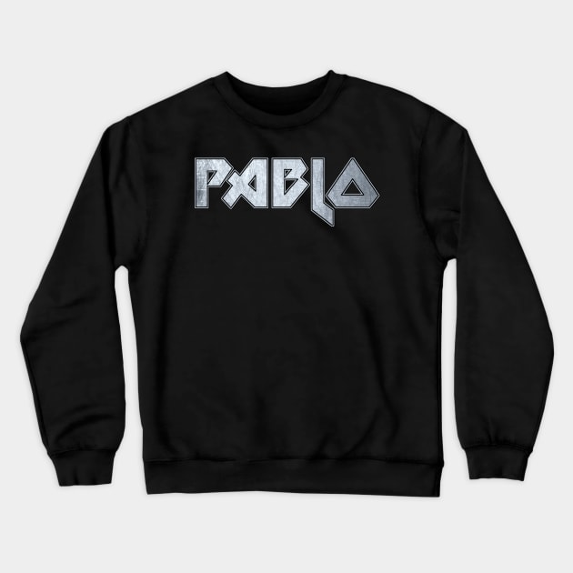 Heavy metal Pablo Crewneck Sweatshirt by KubikoBakhar